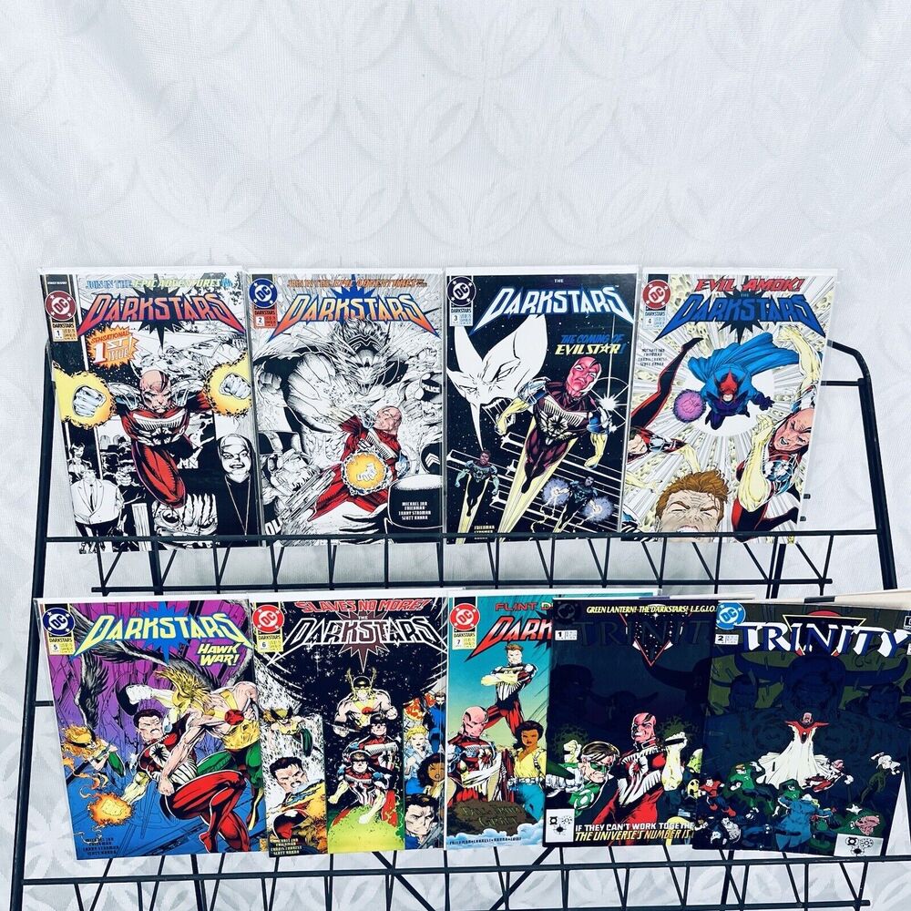 DARKSTARS 1-7 & Trinity 1-2 Lot (1992, DC) 1st appearance of‎ the Darkstars